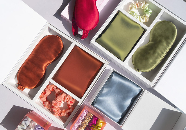 مجموعة هدايا ناعمة من حرير التوت عالي الجودة