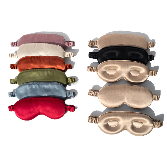 قناع عين حريري ثلاثي الأبعاد للعناية بالبشرة يحجب الضوء