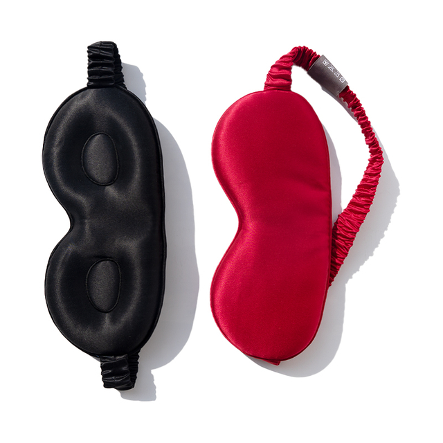 قناع العين الحريري للنوم ثلاثي الأبعاد قابل للتعديل