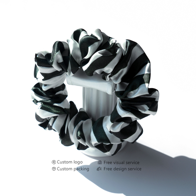 ربطات شعر حريرية 100% نقية 22 مومي حرير التوت Scrunchie توك شعر حريري مع مجموعة هدايا أربطة شعر مرنة