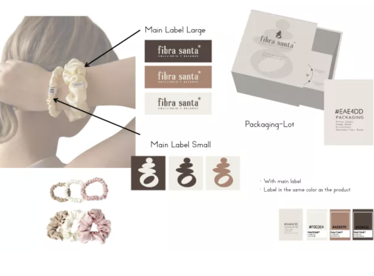 حرير الشعر scrunchies