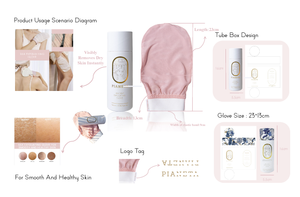 الحالة 2: قفازات التقشير 