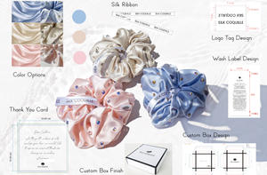 الحالة 1: حافظة رباط شعر من الحرير الماسي